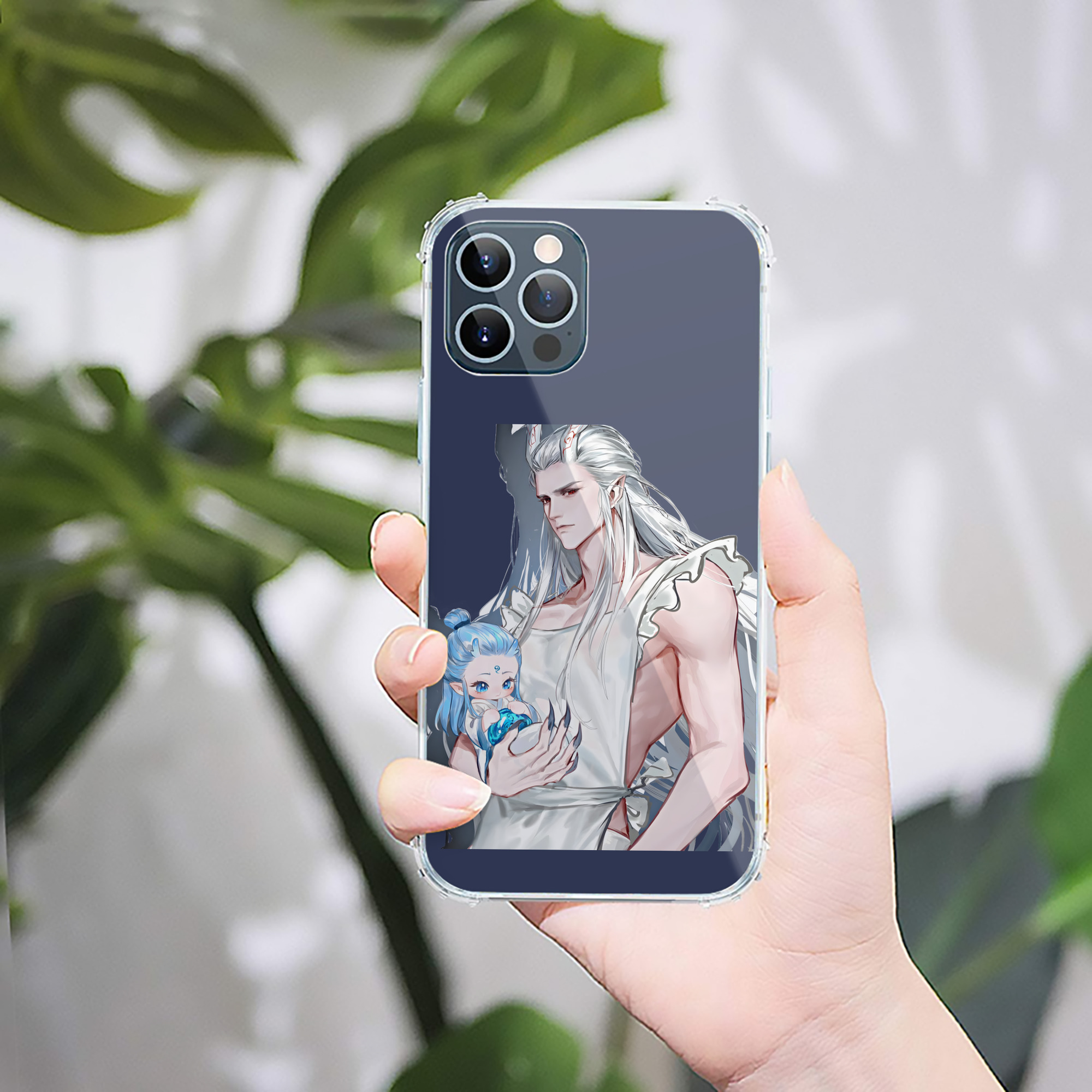 （画像用） Ne Zha 2 ナタ 魔童の大暴れ 【iPhone 12シリーズ対応】透明スマホケース（クリアソフトケース）
